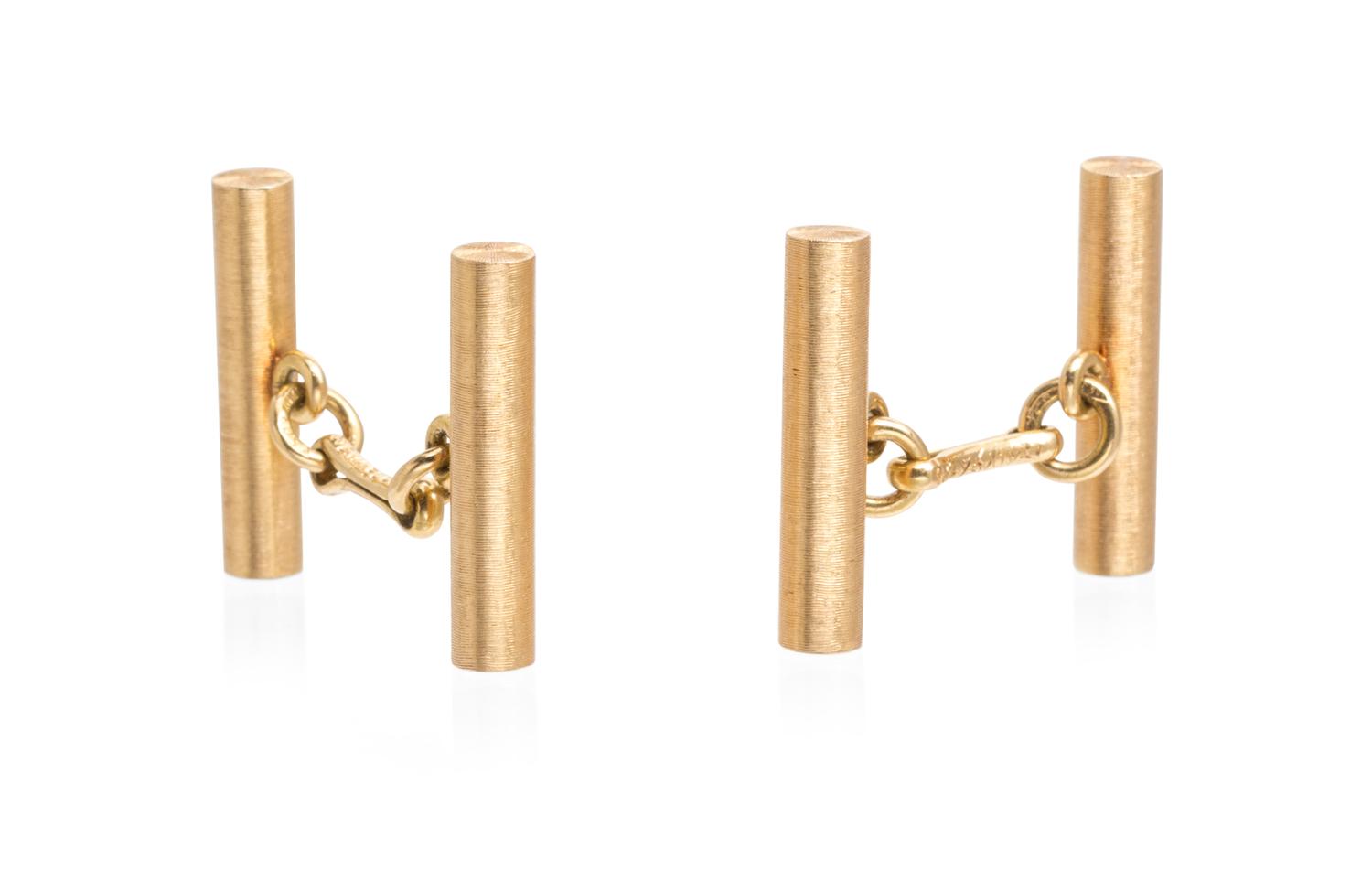 A Pair of 18 Karat Yellow Gold Cufflinks, M. Buccellati, 10.00 dwts.