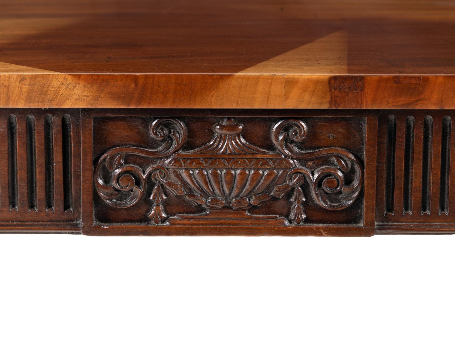 A George III Carved Mahogany Console Table