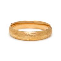 YELLOW GOLD BANGLE BRACELET