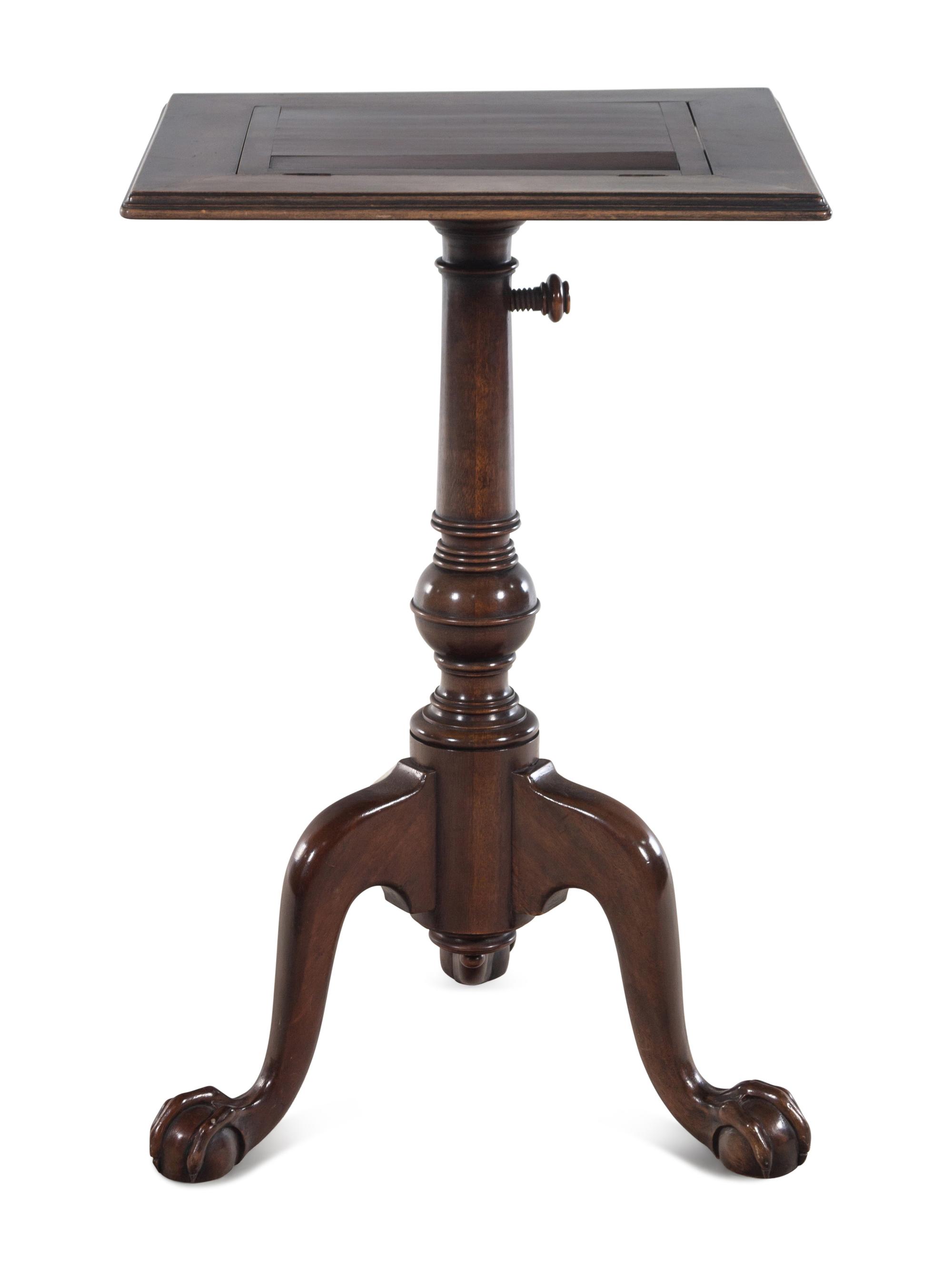 A Georgian Style Mahogany Lectern