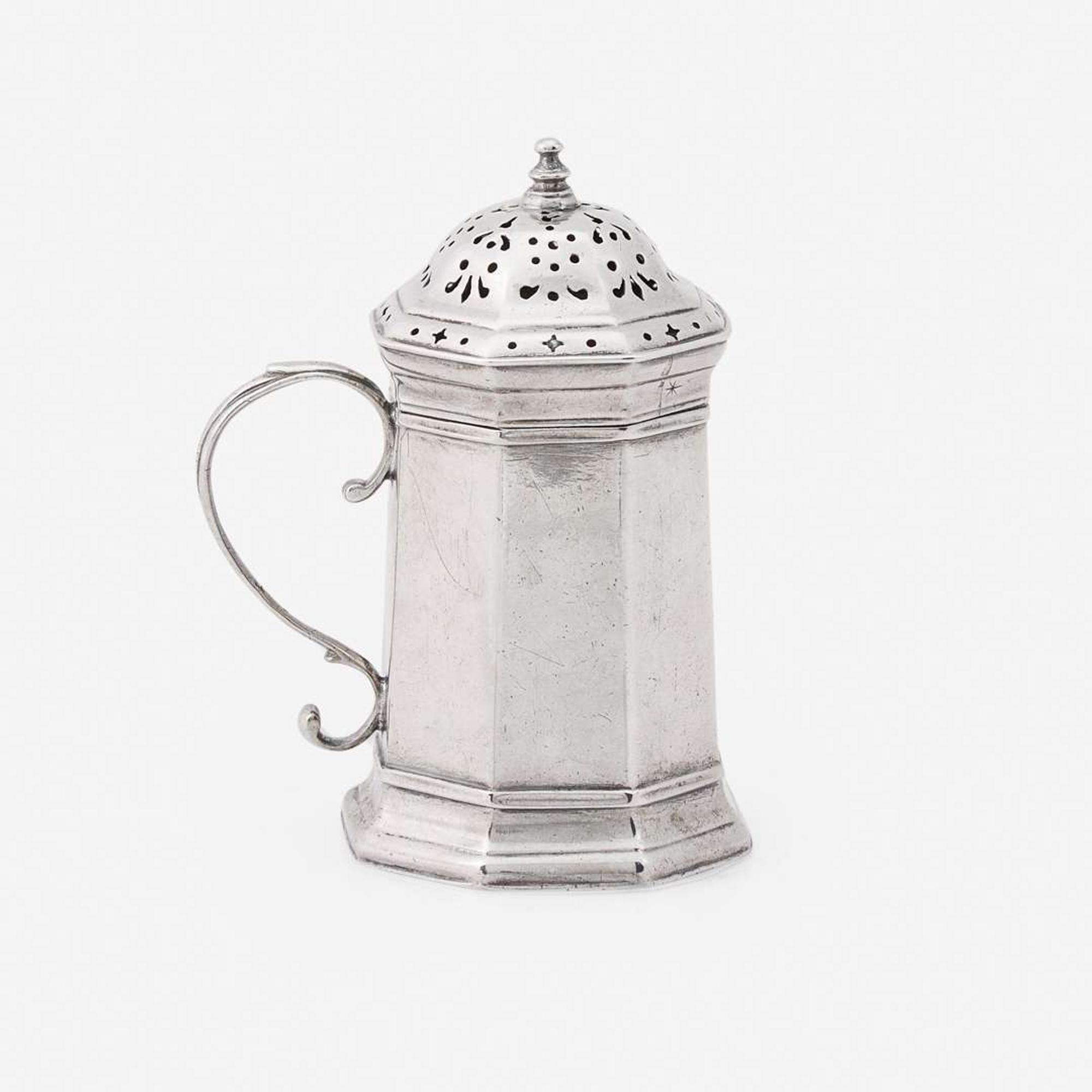 A silver dredger John Burt (1692-1745), Boston, MA, circa 1720