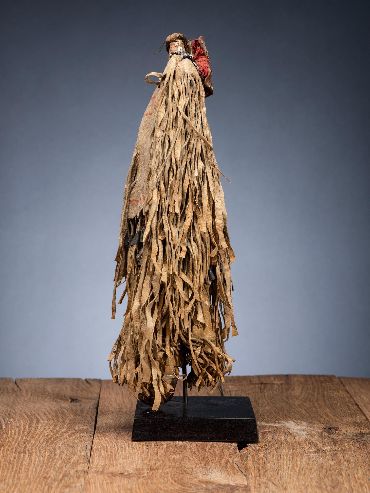 Western Apache Beaded Hide Doll