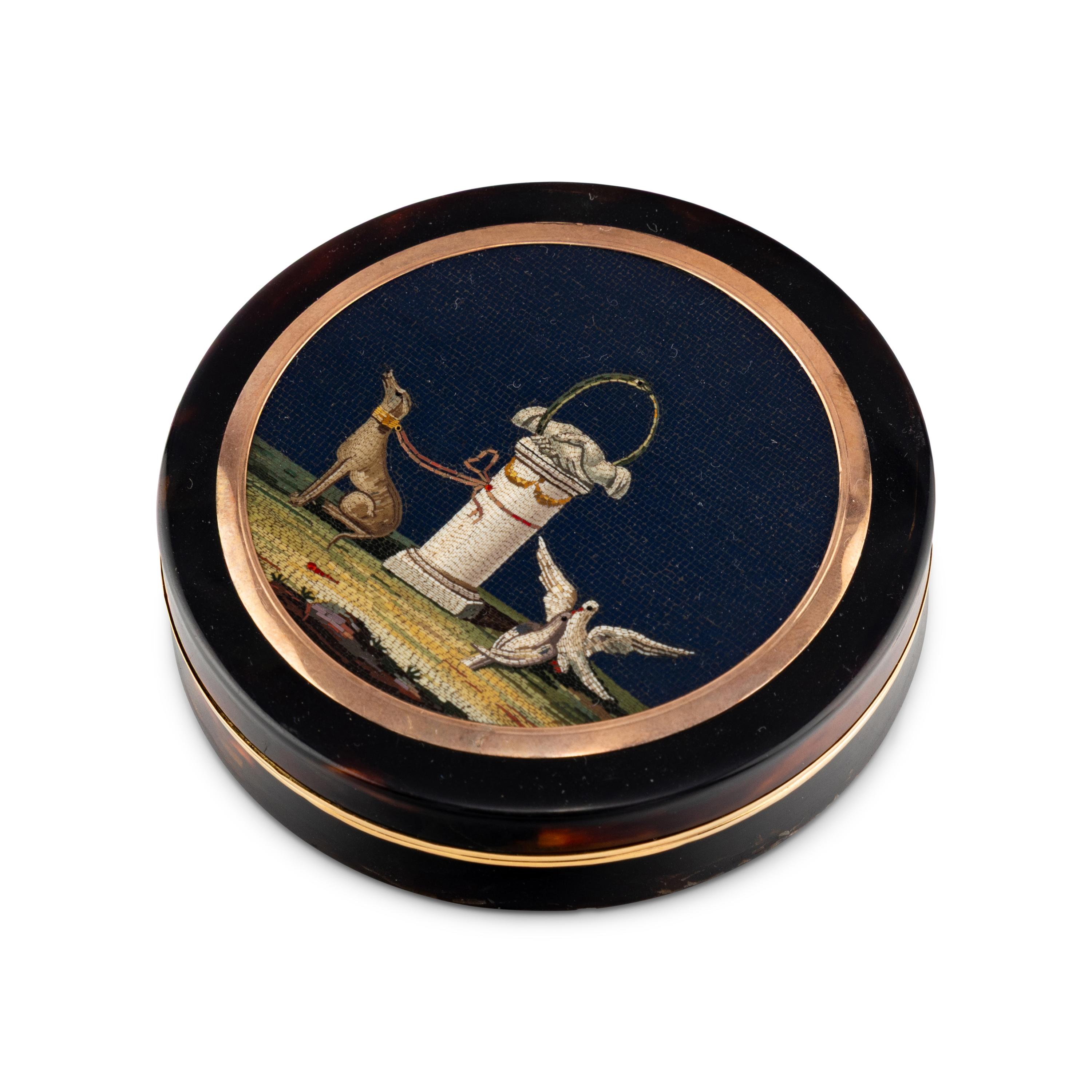 A Micromosaic Snuff Box