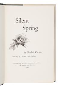 Carson, Rachel (1907-1964). Silent Spring . Boston: Houghton Mifflin Company, 1962.