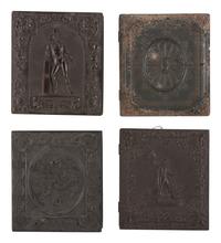 [EARLY PHOTOGRAPHY]. Assorted images, some in Union cases, incl. a remarkable pair of ambrotypes.