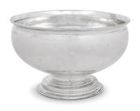A Buccellati Silver Punch Bowl