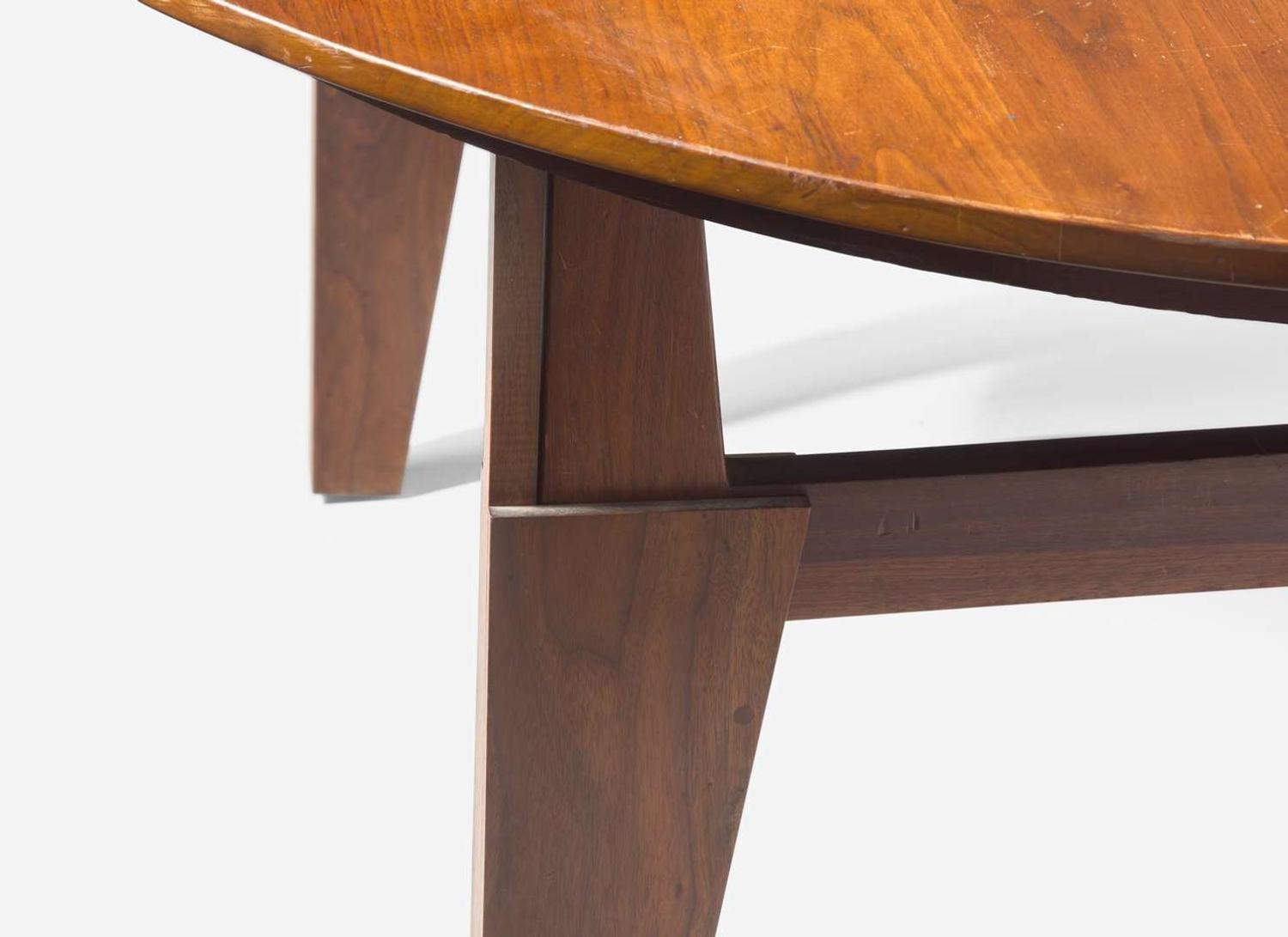 American Modern, Custom Height-Adjustable Walnut Table