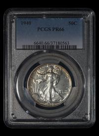 A 1944 Walking Liberty 50c Proof (PCGS PR66)