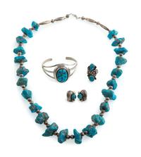 Navajo and Southwestern-style Silver and Turquoise Jewelry