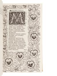 SHELLEY, Percy Bysshe (1792-1822). The Poems . London: The Vale Press, 1901.