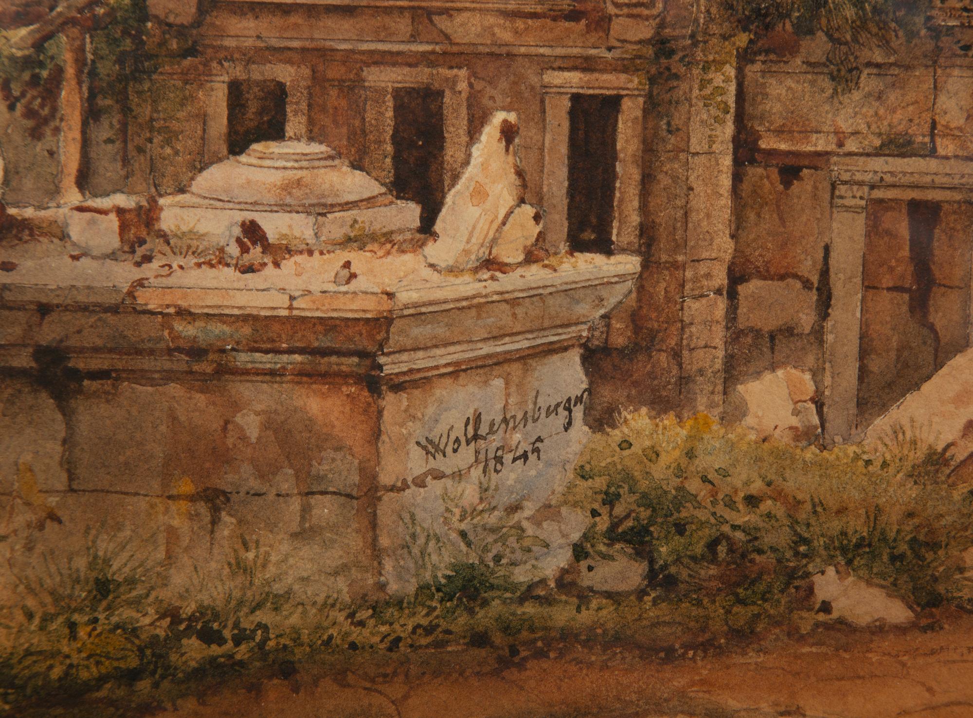 Two Works; Acropolis and Temple of Zeus