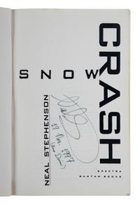 STEPHENSON, Neal (b.1959). Snow Crash . New York: Bantam Books, 1992.
