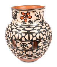 Polychrome Pottery Vase