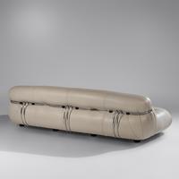 Large Soriana Sofa and Ottoman Cassina, Italy 1970