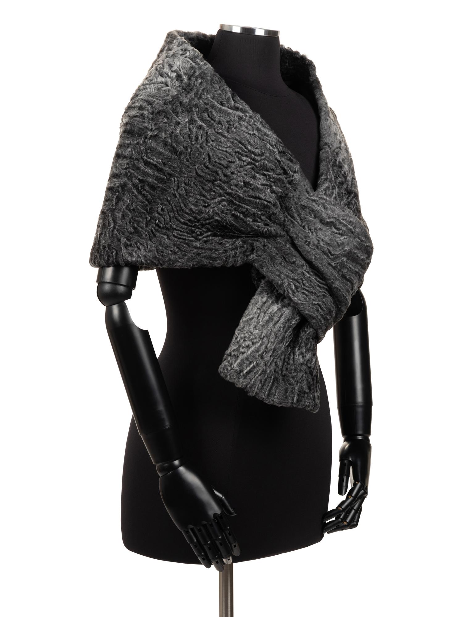 J. Mendel Stardust Swakara Pull-Through Stole