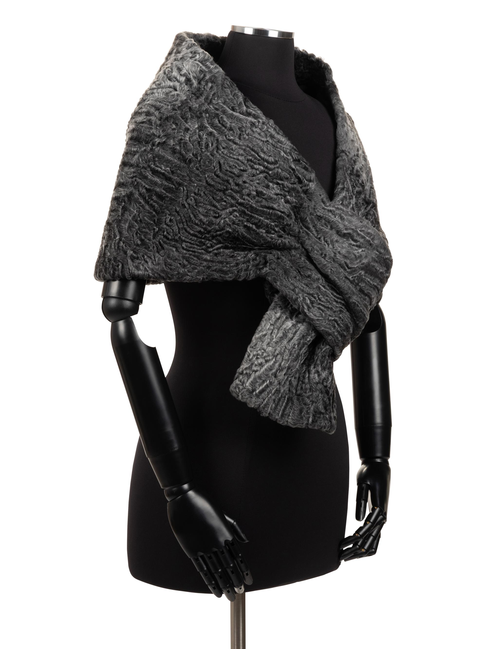 J. Mendel Stardust Swakara Pull-Through Stole