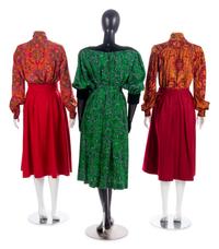 Three Vintage Yves Saint Laurent Winter Ensembles, 1980s