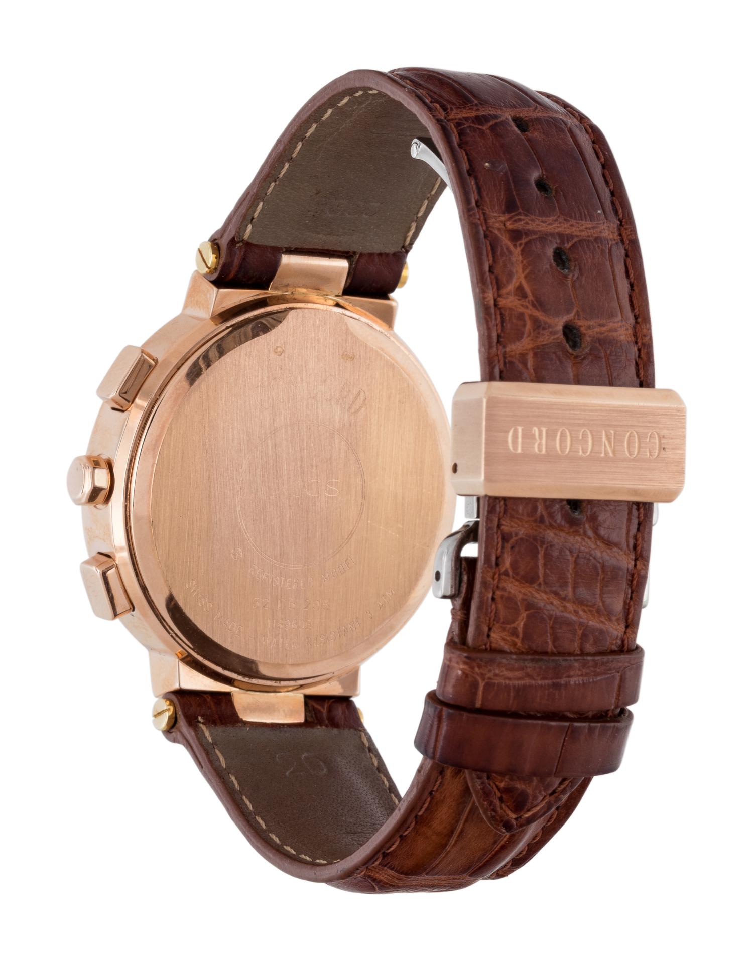 CONCORD, 18K PINK GOLD 'LA SCALA' CHRONOGRAPH WRISTWATCH