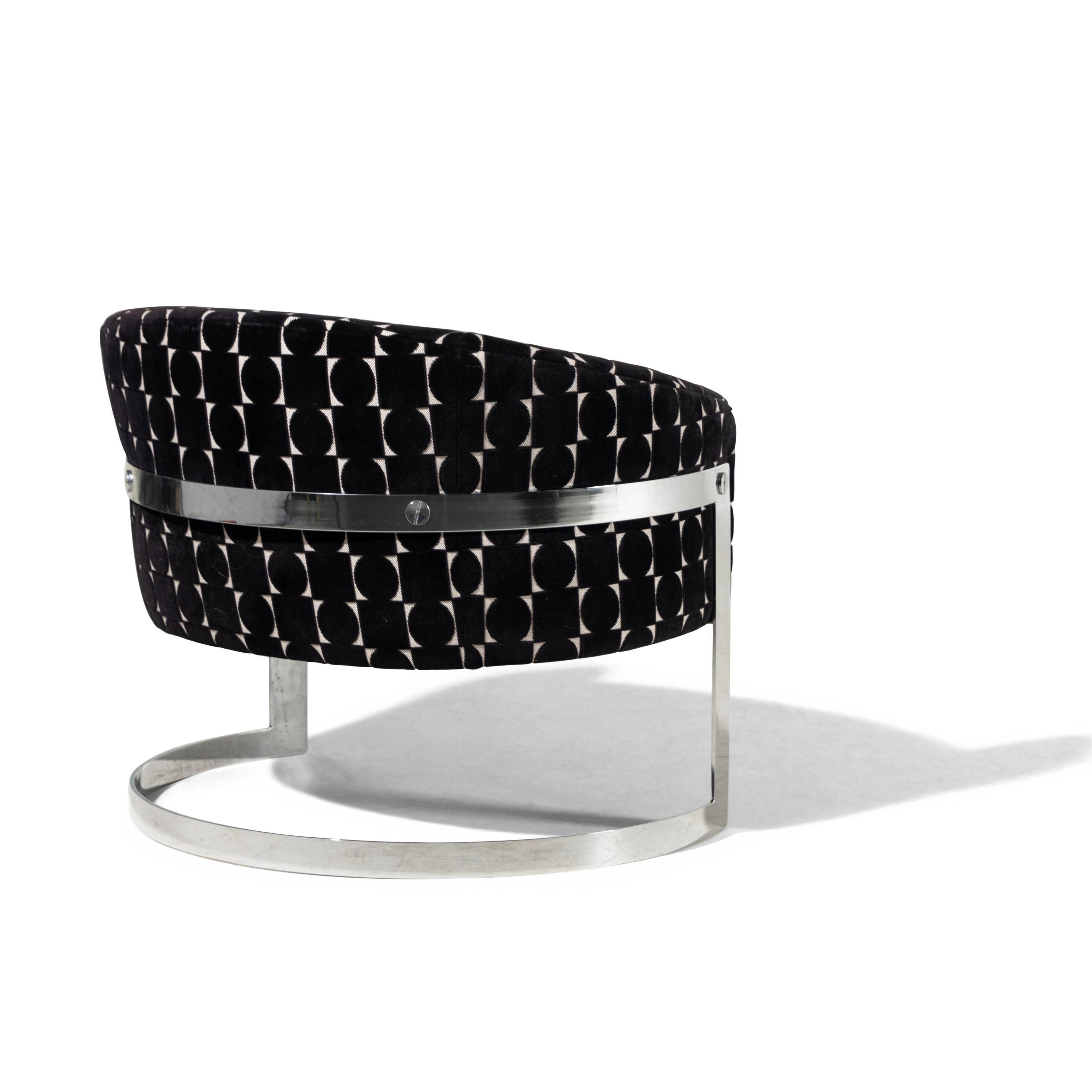 Cantilevered Barrel Chairs Flair, USA