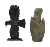 Two Inuit Carved Stone Sculptures