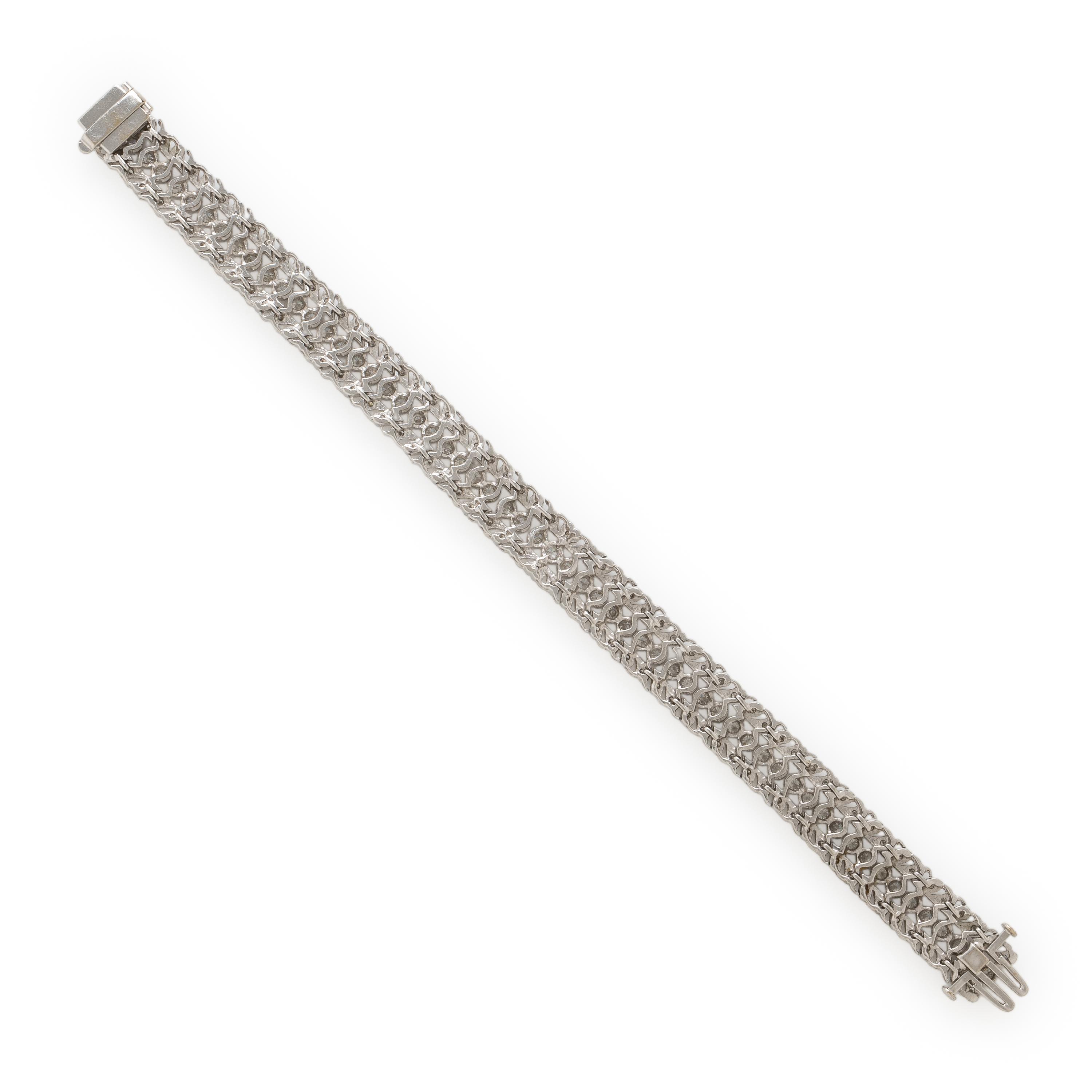Platinum and Diamond Bracelet