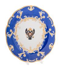 A Nicholas I Imperial Porcelain Factory Dinner Plate