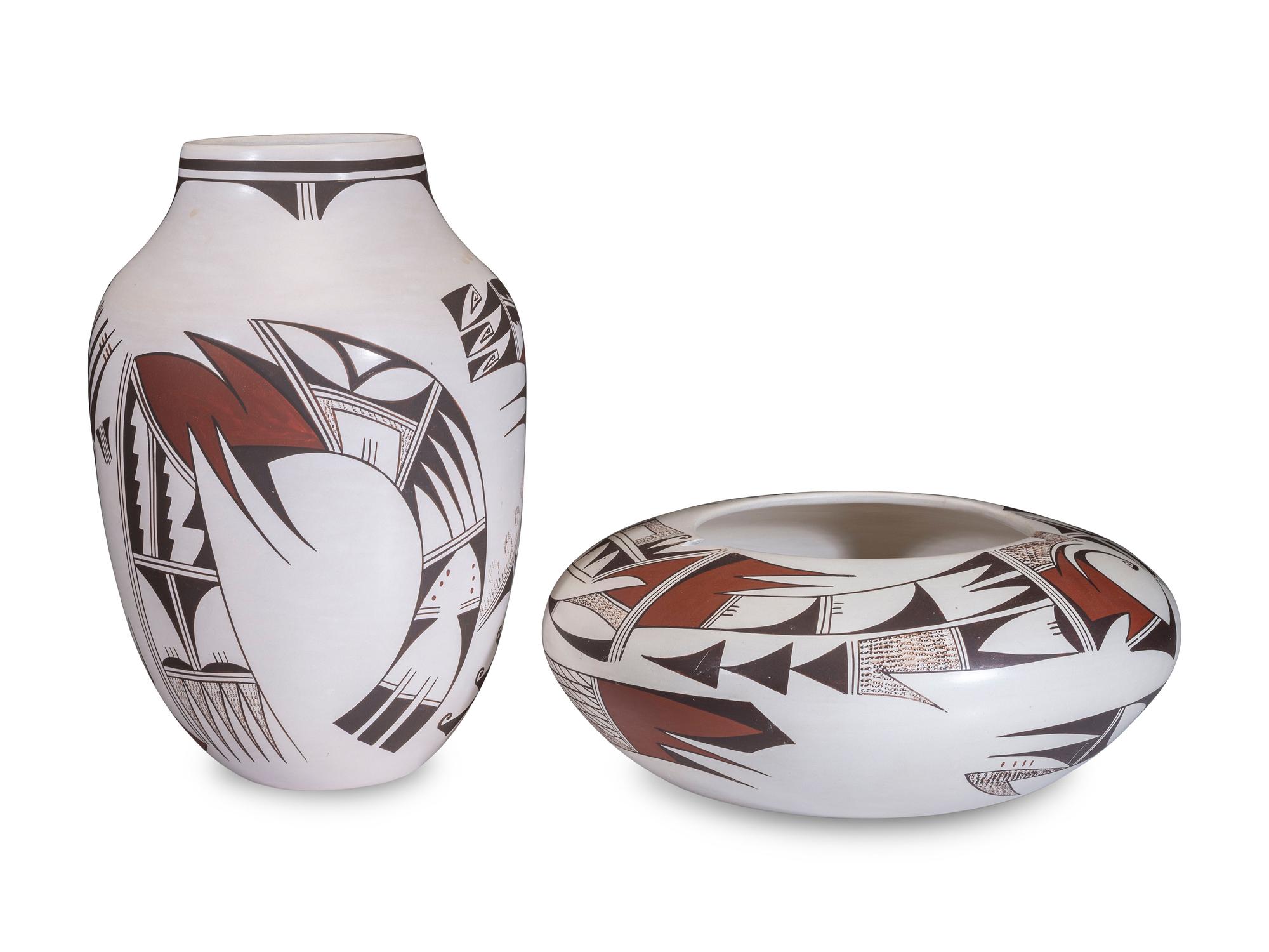 Polychrome Pottery Jars