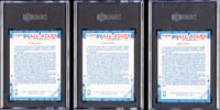 A Collection of 1989 Fleer Michael Jordan SGC Graded Stickers
