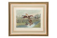 Chances of the Steeple Chase, 1826 (a set of eight)