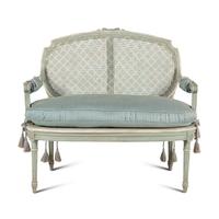 A Louis XVI Style Painted Settee