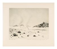 Three Works: The Land of Mystery, Whirlwinds, Mojave Desert, California and Whirlwinds, Dead Mountains, Mojave Desert