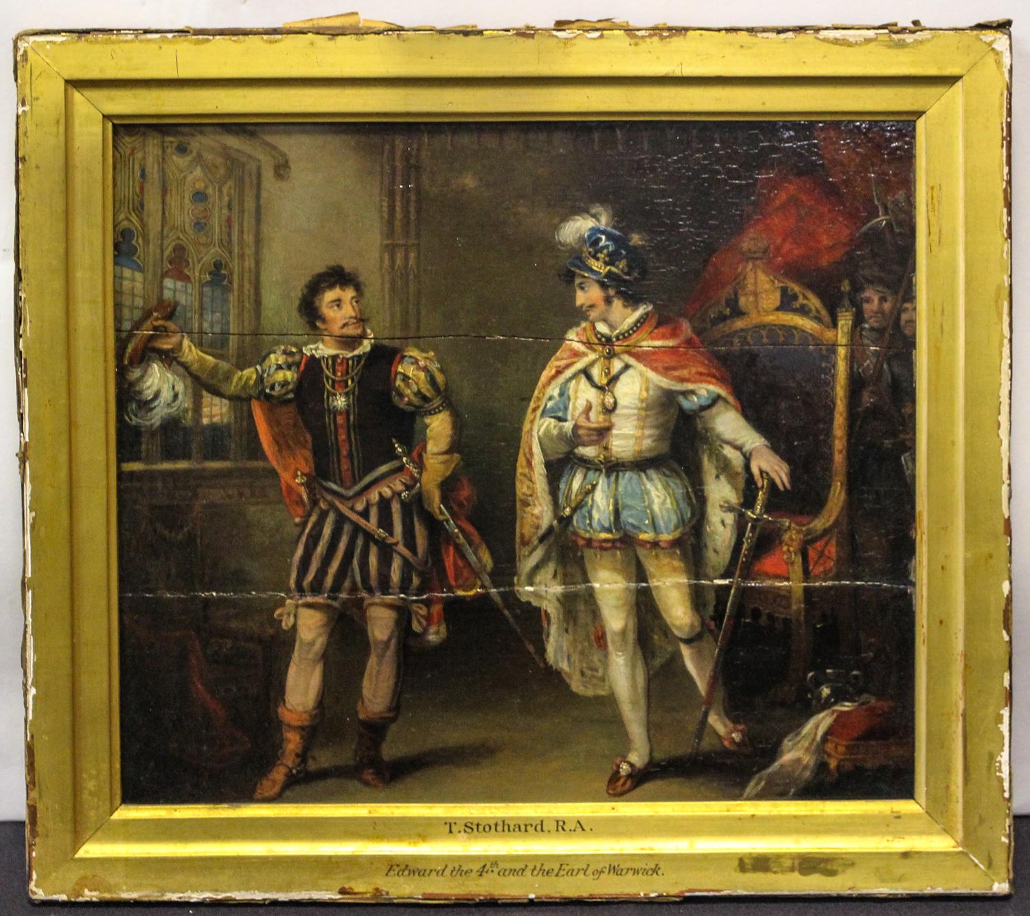 Thomas Stothard, (British, 1755-1834), Edward the IV and the Earl of Warwick