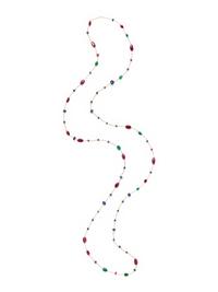 MULTIGEM AND CULTURED PEARL NECKLACE