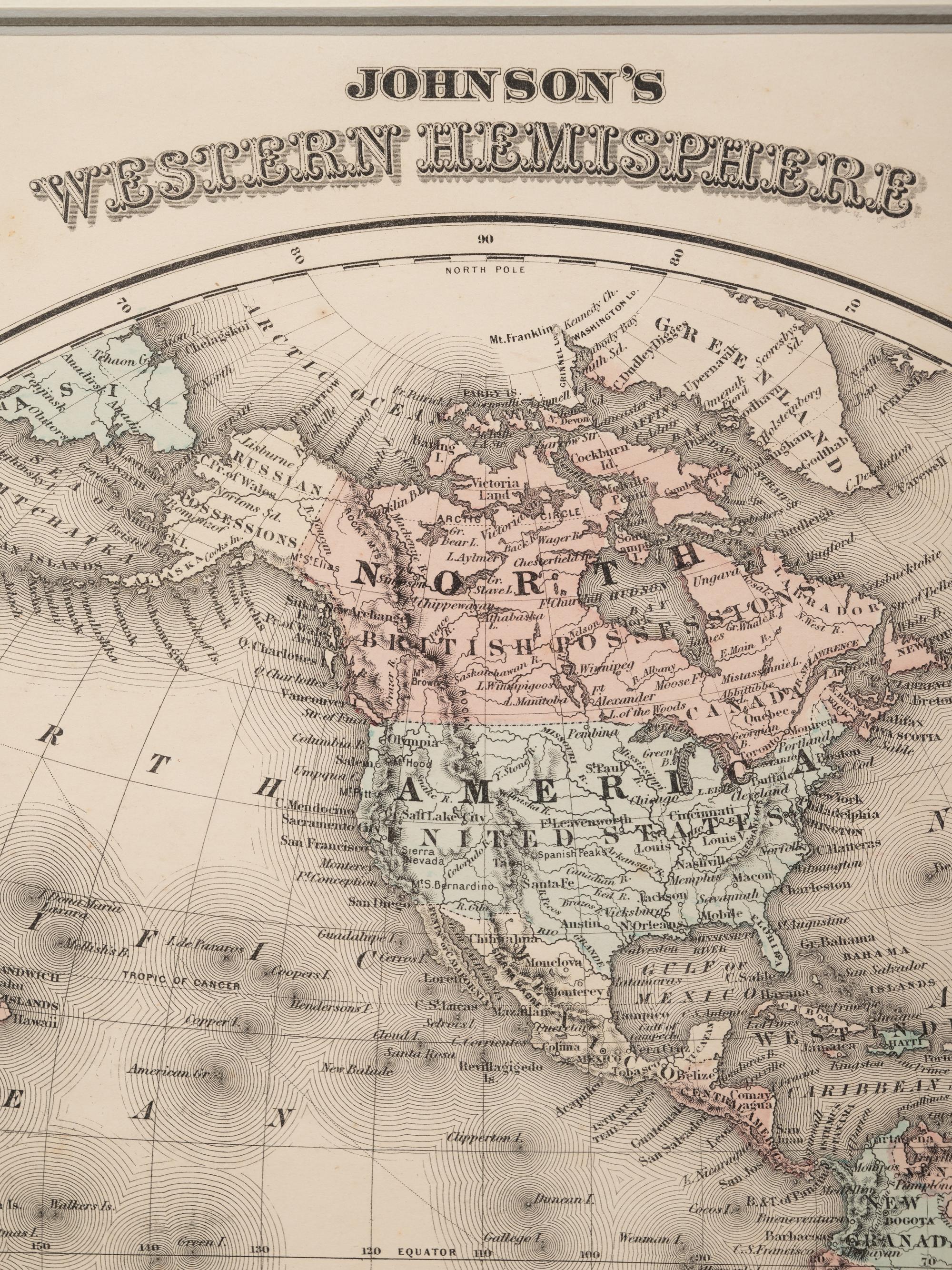 Five Framed Maps Pertaining to Illinois and the Surrounding States