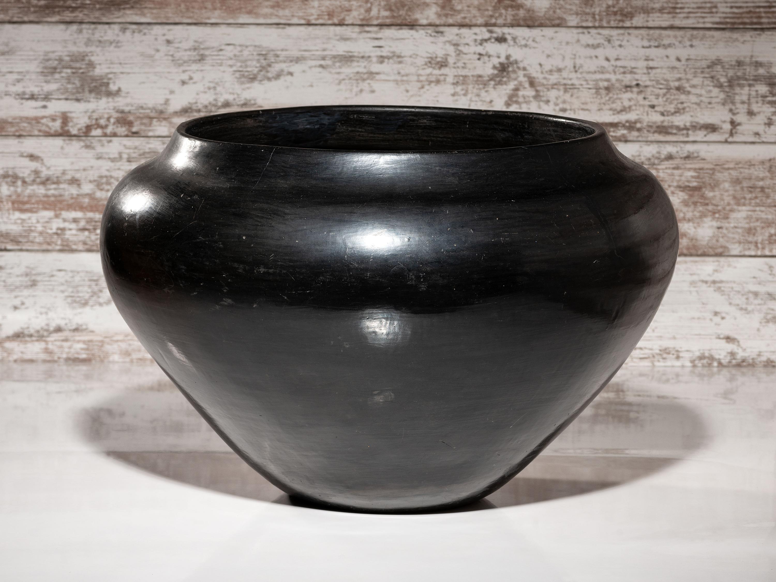 Blackware Pottery Olla
