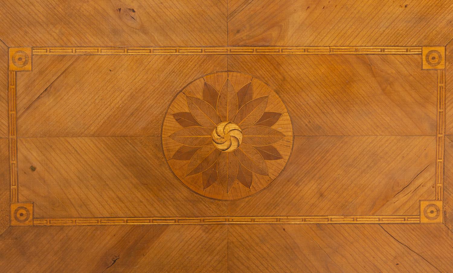 A Directoire Style Marquetry Day Bed
