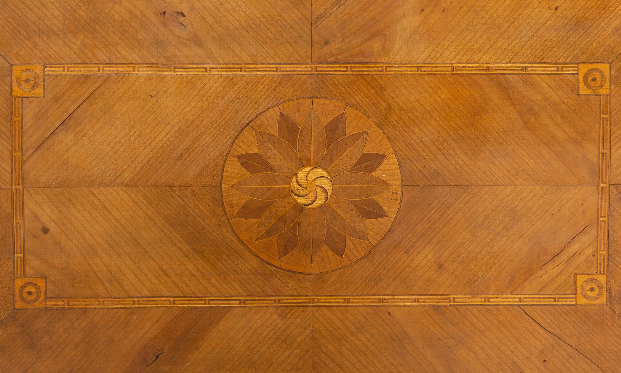 A Directoire Style Marquetry Day Bed