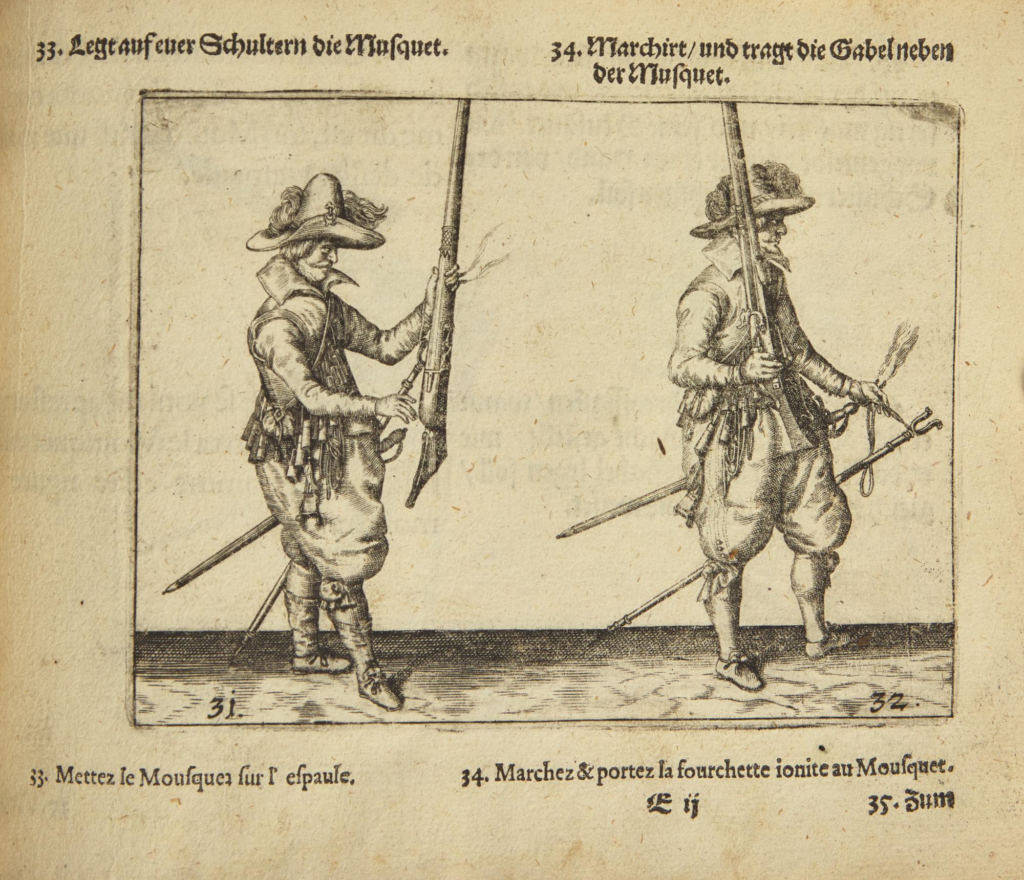 [Arms & Armor] (Gheyn, Jacob de). Die Drillkunst das ist Kriegsubliche Waffenhandlung der Musqueten und Pique(n)...