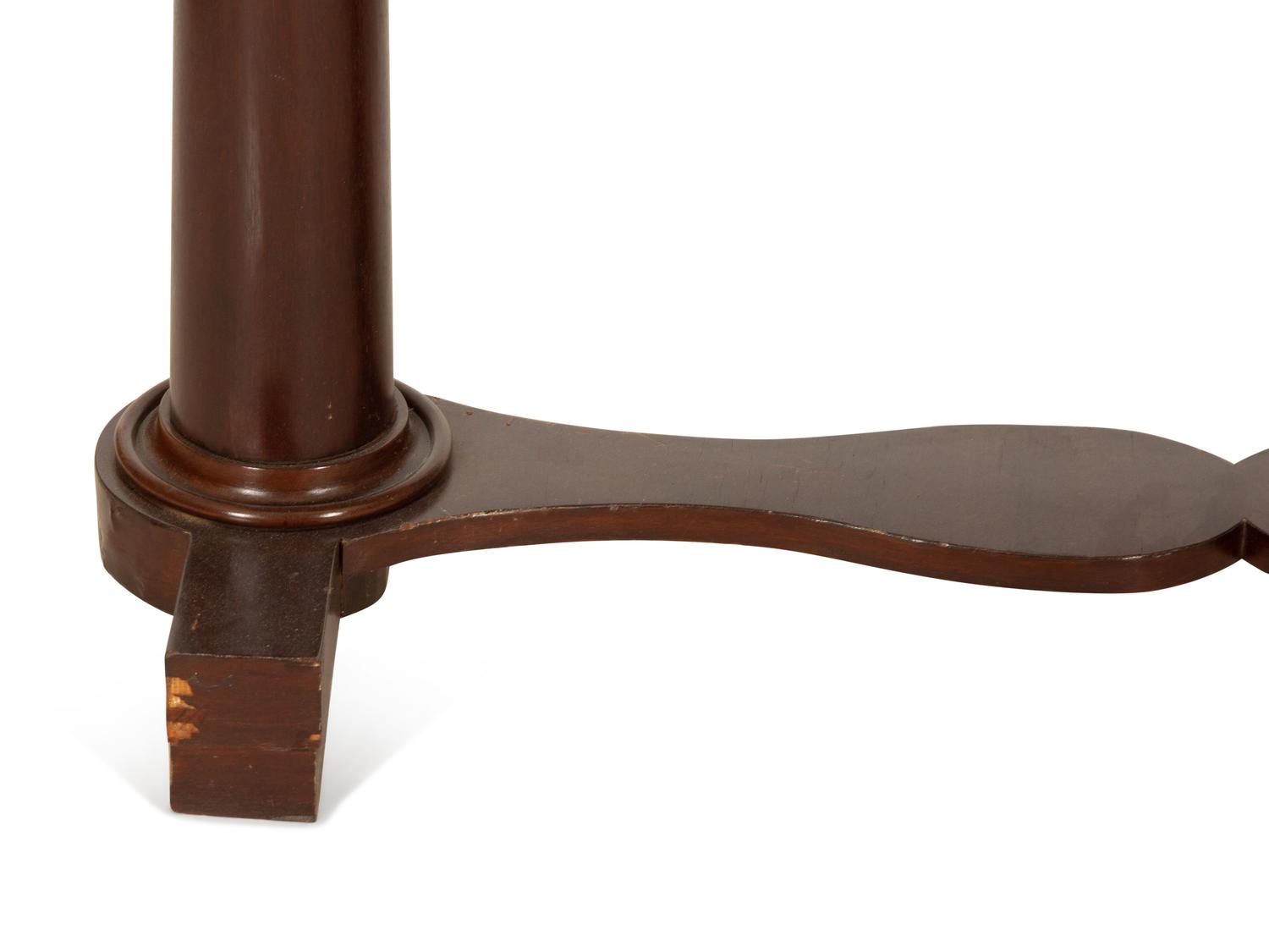 A Victorian Two-Pedestal Mahogany Writing Table