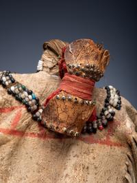 Western Apache Beaded Hide Doll