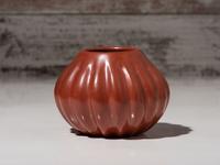 Redware Pottery Melon Jar