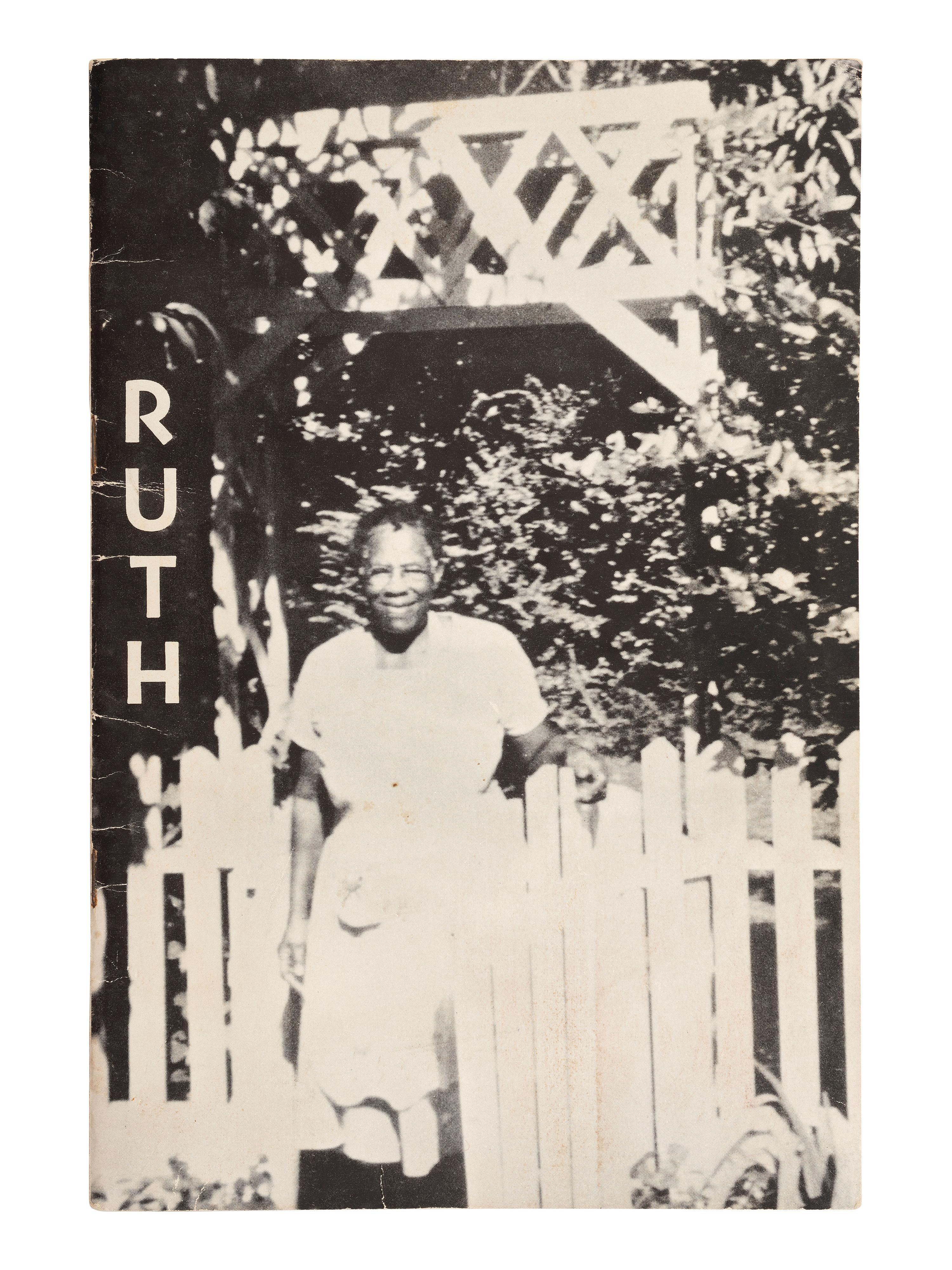 [OCCUPATIONAL]. KUEHNLE, Margaret Trigg, and CHANCE, Ruby Lee. Ruth . N.p., n.d., ca mid-19th century. Self-published tribute to housekeeper from Natchez, MS.