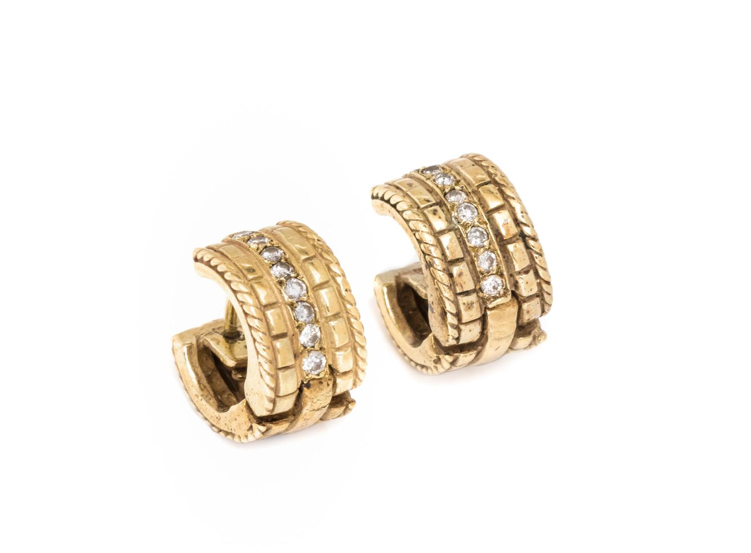 DIAMOND HOOP EARRINGS