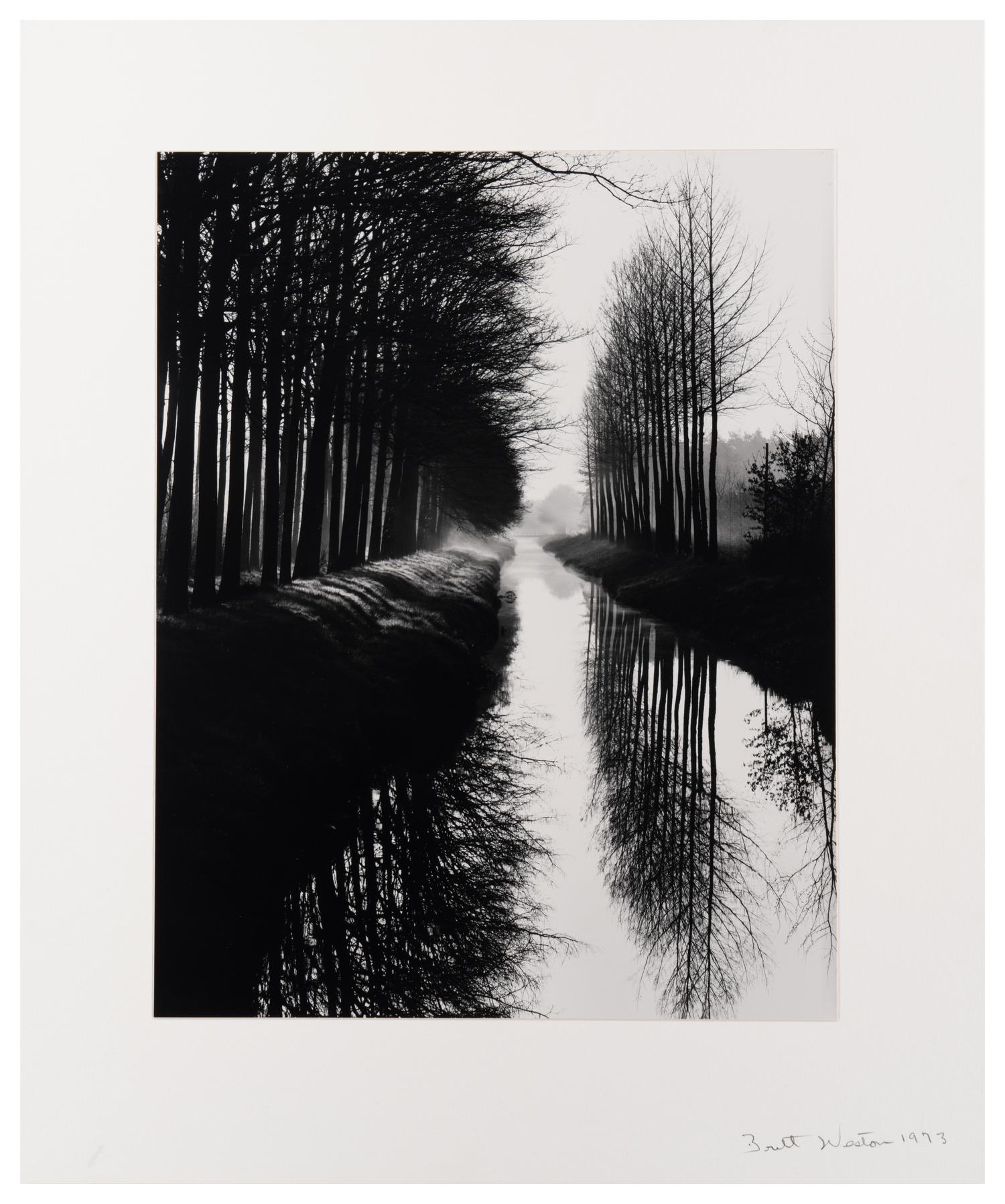 Brett Weston (1911-1993) Holland Canal, 1973