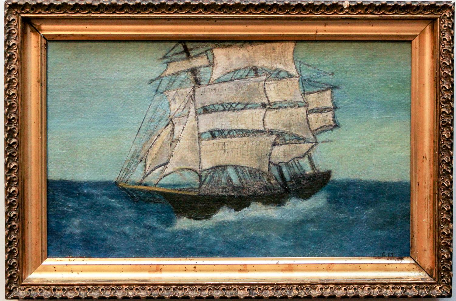 Artist Unknown, (19th/20th century), Sailing Ship at Sea