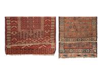 A Caucasian Wool Rug and a Baluch Wool Rug