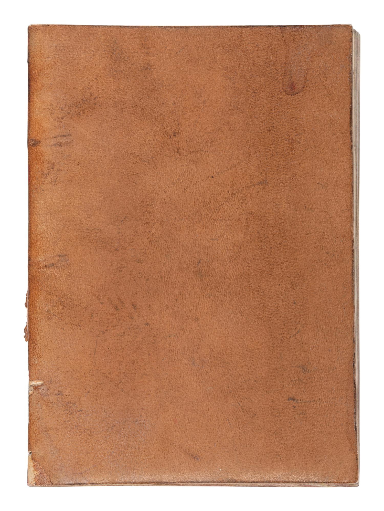 [SPANISH-AMERICAN WAR]. Equipment notebook for 1st U.S. Volunteer Cavalry, Troop E, the "Rough Riders." N.p.: Department of the Interior, U.S. Indian Service, 20 May 1898.