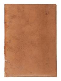 [SPANISH-AMERICAN WAR]. Equipment notebook for 1st U.S. Volunteer Cavalry, Troop E, the "Rough Riders." N.p.: Department of the Interior, U.S. Indian Service, 20 May 1898.