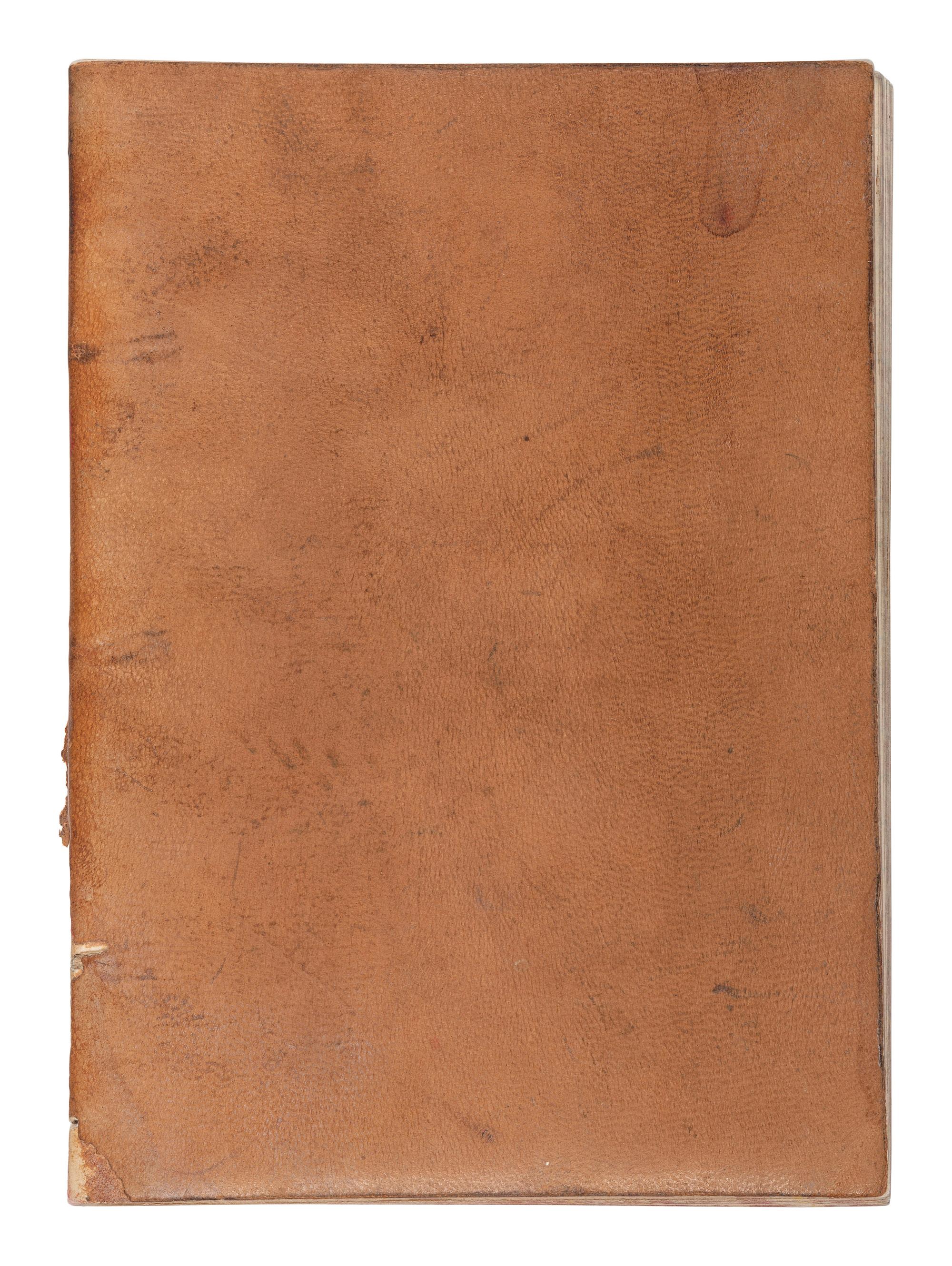 [SPANISH-AMERICAN WAR]. Equipment notebook for 1st U.S. Volunteer Cavalry, Troop E, the "Rough Riders." N.p.: Department of the Interior, U.S. Indian Service, 20 May 1898.