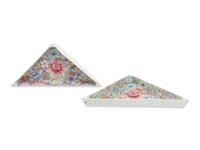 Two Chinese Famille Rose Porcelain Wares